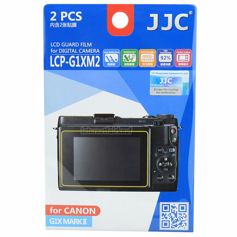 JJC LCP-G1XM2 - LCD Display Schutzfolien für Canon G1X Mark II