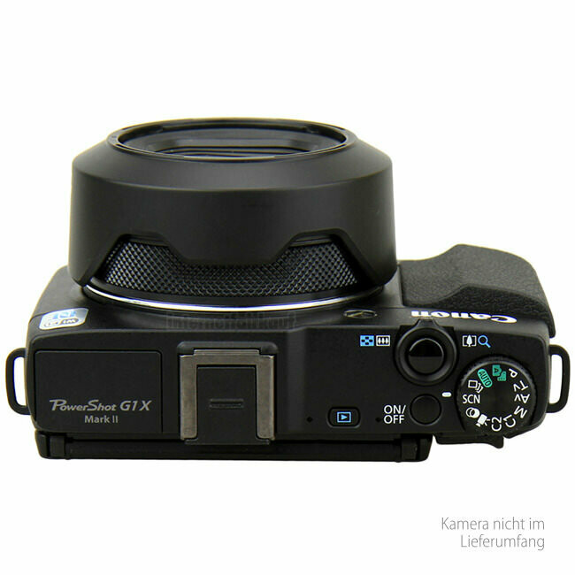JJC LH-JDC80 Sonnenblende Gegenlichtblende - Ersatz für Canon LH-DC80