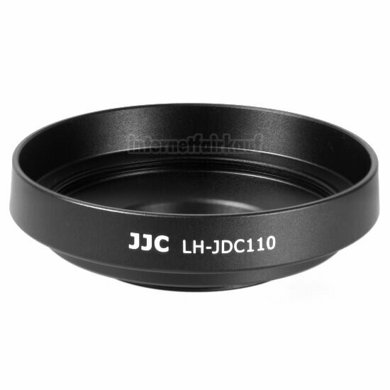 JJC LH-JDC110 Filteradapter Gegenlichtblende für Canon G1X Mark III