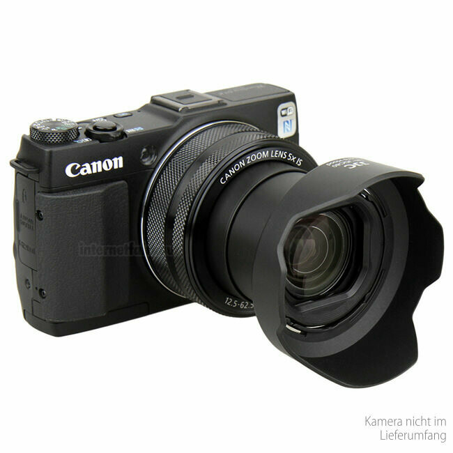JJC LH-JDC80 Sonnenblende Gegenlichtblende - Ersatz für Canon LH-DC80