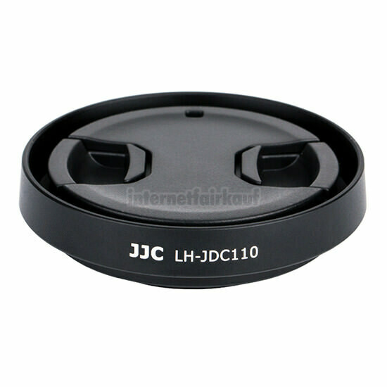 JJC LH-JDC110 Filteradapter Gegenlichtblende für Canon G1X Mark III