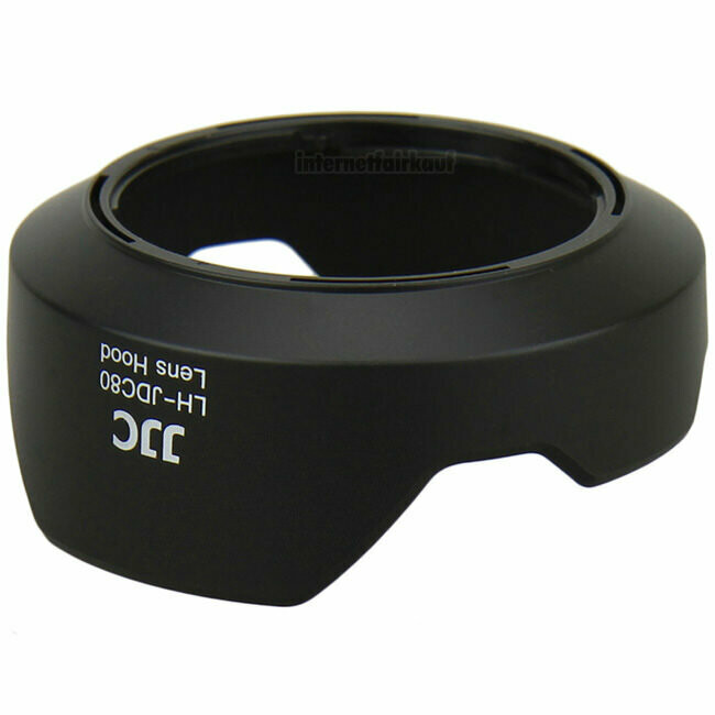 JJC LH-JDC80 Sonnenblende Gegenlichtblende - Ersatz für Canon LH-DC80