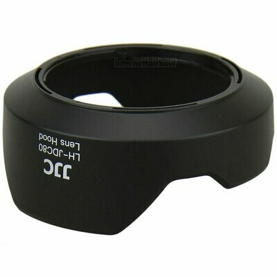 JJC LH-JDC80 Sonnenblende Gegenlichtblende - Ersatz für Canon LH-DC80