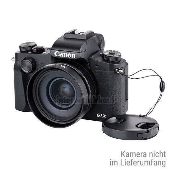 JJC LH-JDC110 Filteradapter Gegenlichtblende für Canon G1X Mark III