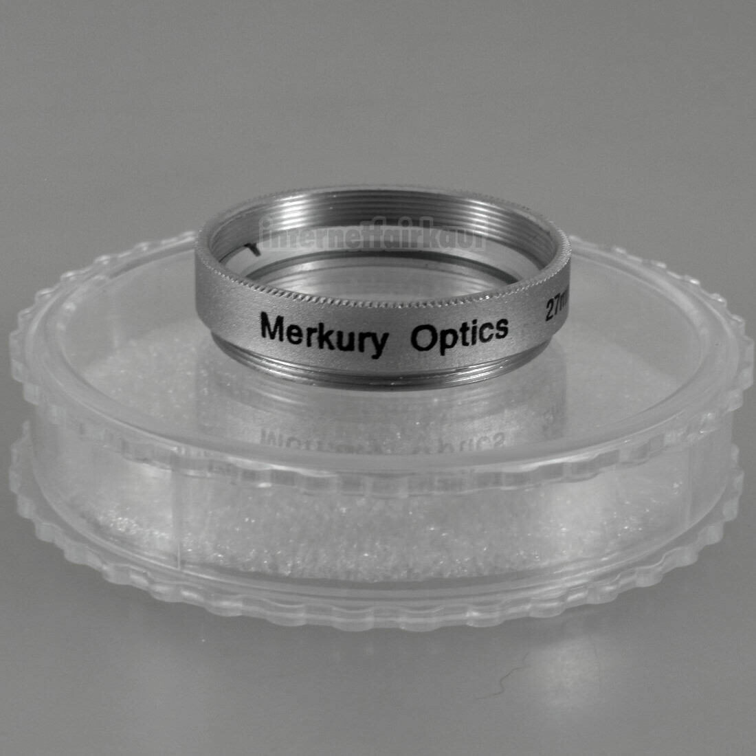 UV Ultraviolett Filter 27mm silber