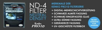 Kenko Pro1D Graufilter ND4 55mm