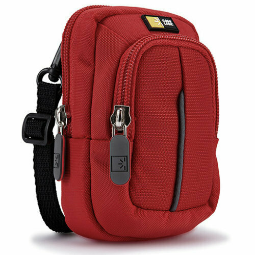 Kameratasche Fototasche rot passend für Panasonic Lumix DMC-TZ58
