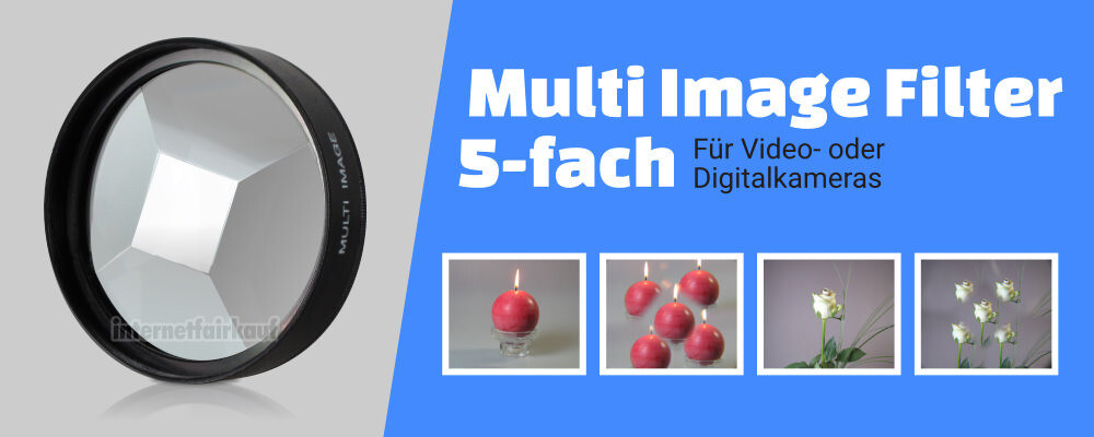 5-fach Multi Image Filter Prisma Tricklinse 52mm