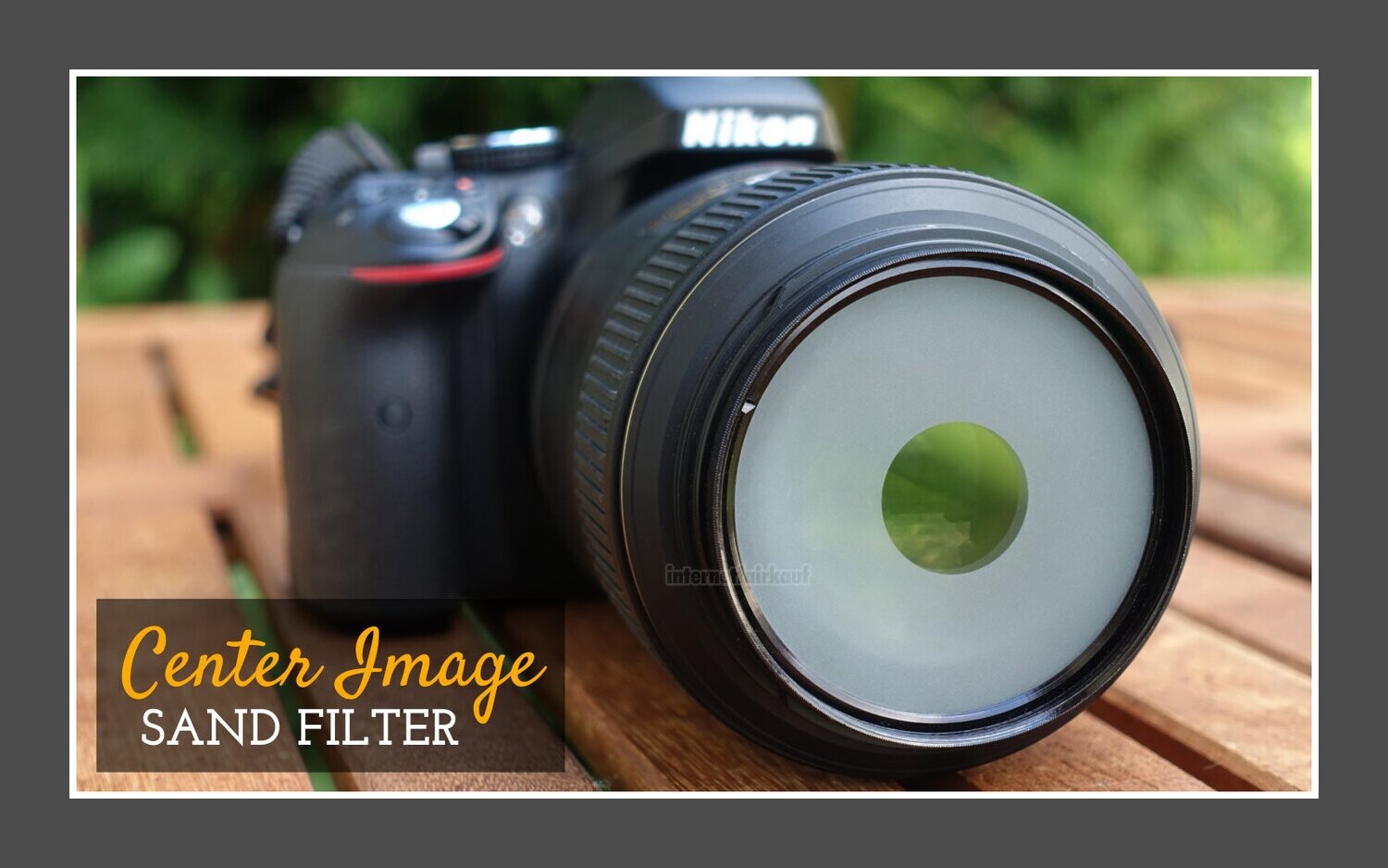 Center-Image Sand-Filter 82mm