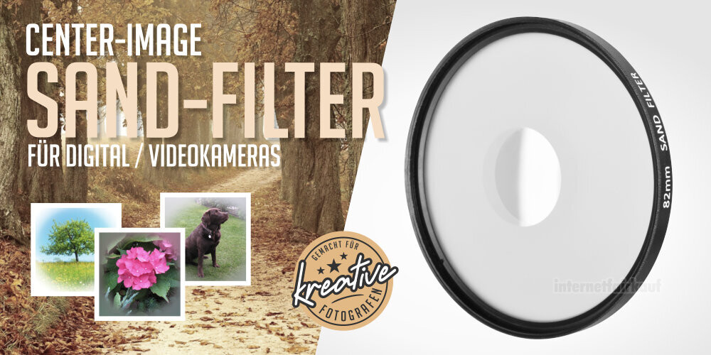 Center-Image Sand-Filter 82mm
