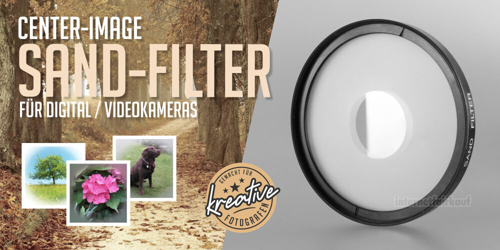 Center-Image Sand-Filter 58mm