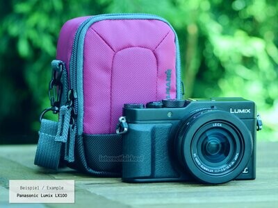 Kameratasche purple passend für Nikon Coolpix A1000 - Fototasche