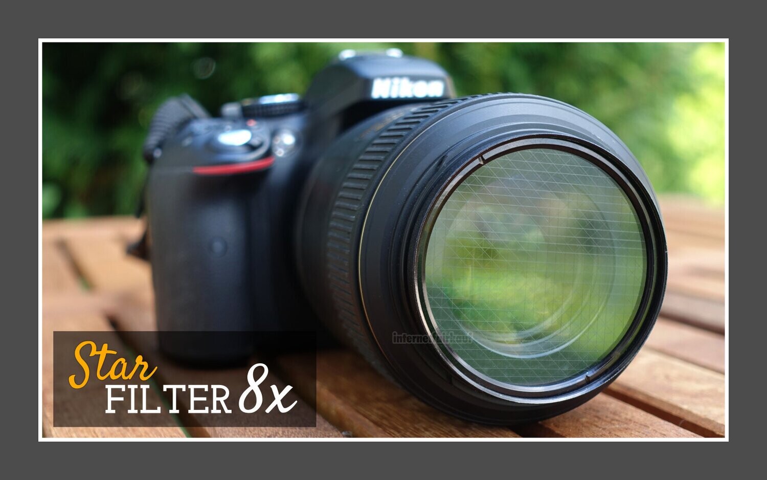 Effektfilter Sternfilter passend für Canon EOS M10 M100 mit 15-45mm Objektiv