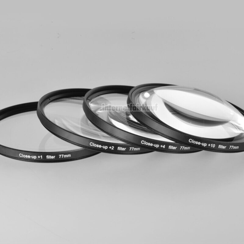 77mm Close Up / Makro Nahlinsen Set +1 +2 +4 +10