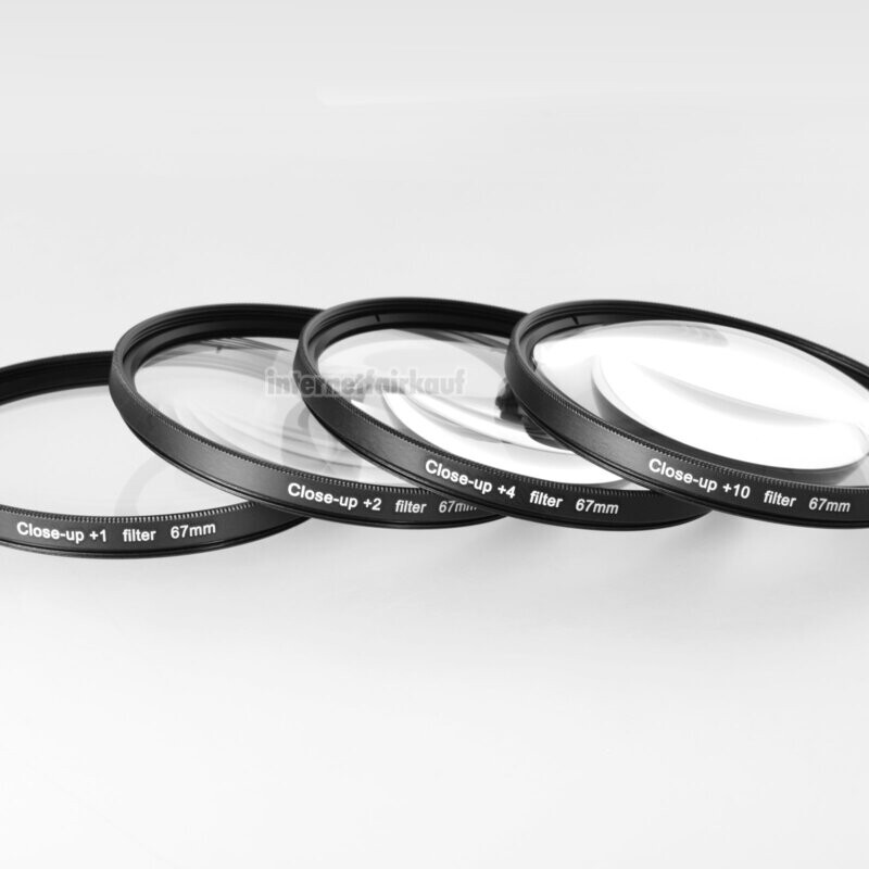 67mm Close Up / Makro Nahlinsen Set +1 +2 +4 +10