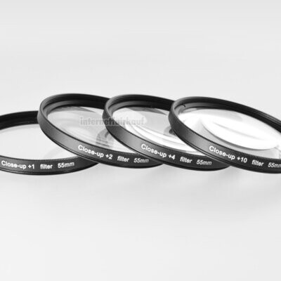 Nahlinsen Set passend für Sony Alpha SLT A58 und 18-55 Objektiv