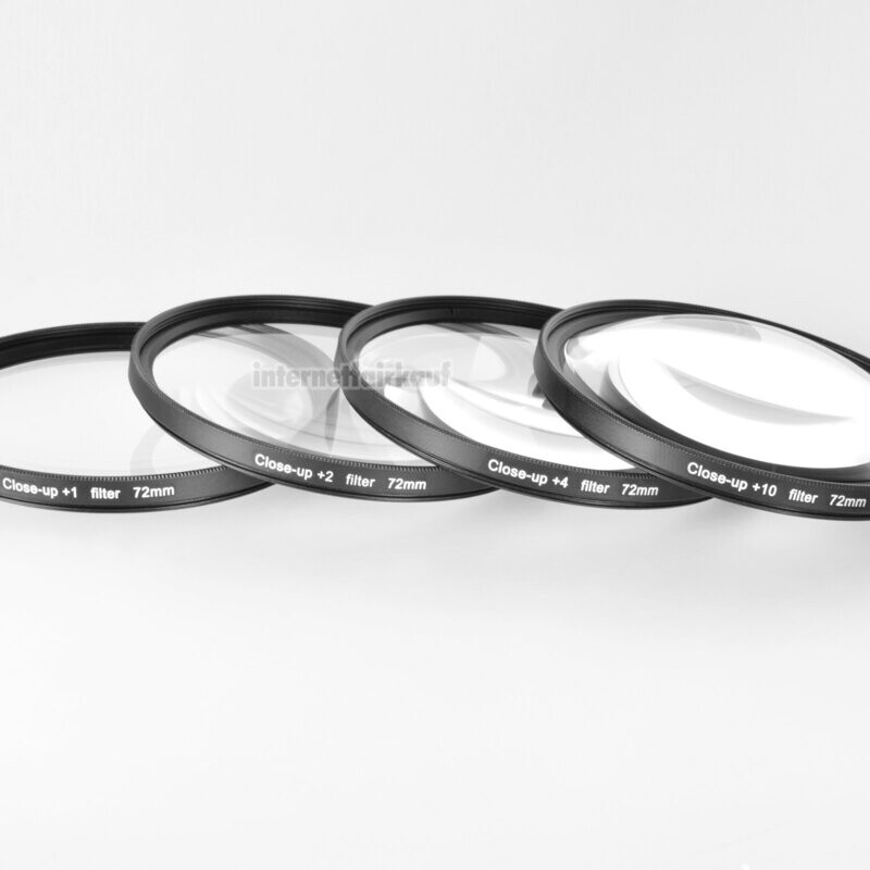 72mm Close Up / Makro Nahlinsen Set +1 +2 +4 +10