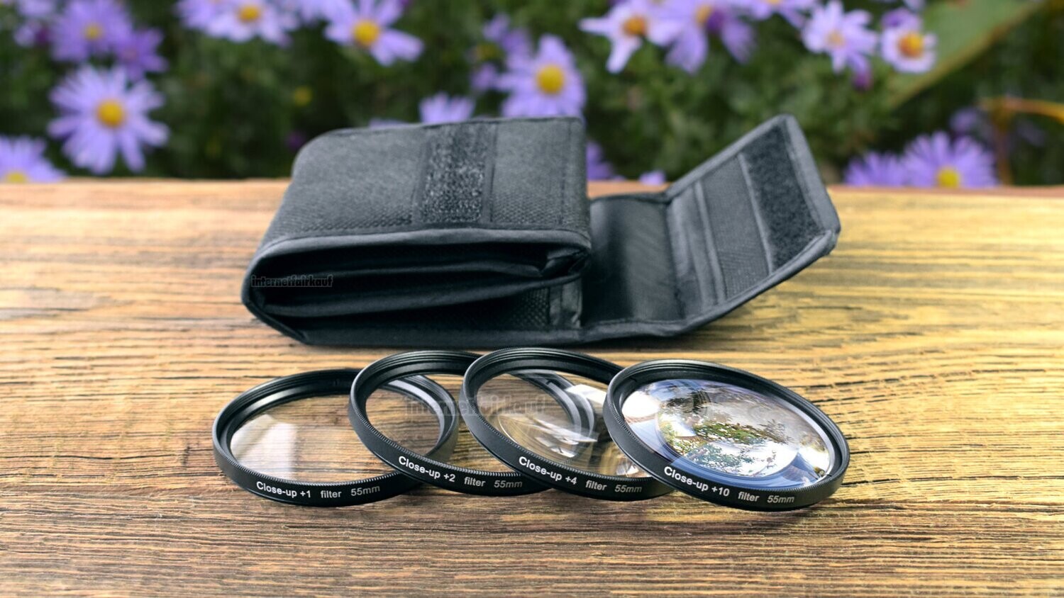 Nahlinsen Set passend für Nikon D3500 D5600 und AF-P 18-55mm Objektiv