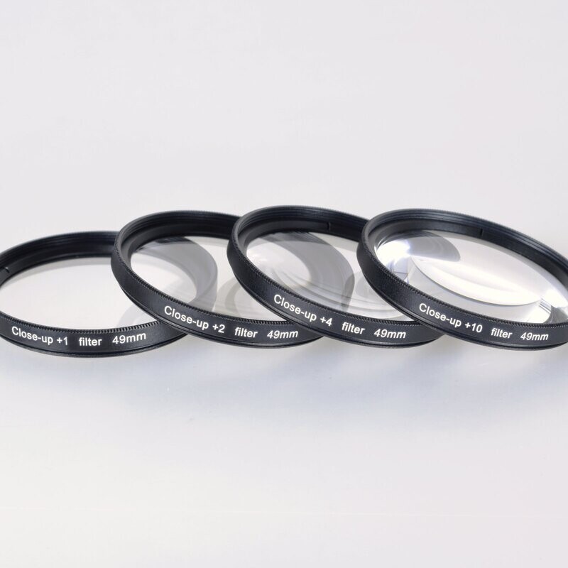 49mm Close Up / Makro Nahlinsen Set +1 +2 +4 +10