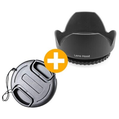 Sonnenblende Gegenlichtblende 72mm - incl. Objektivdeckel
