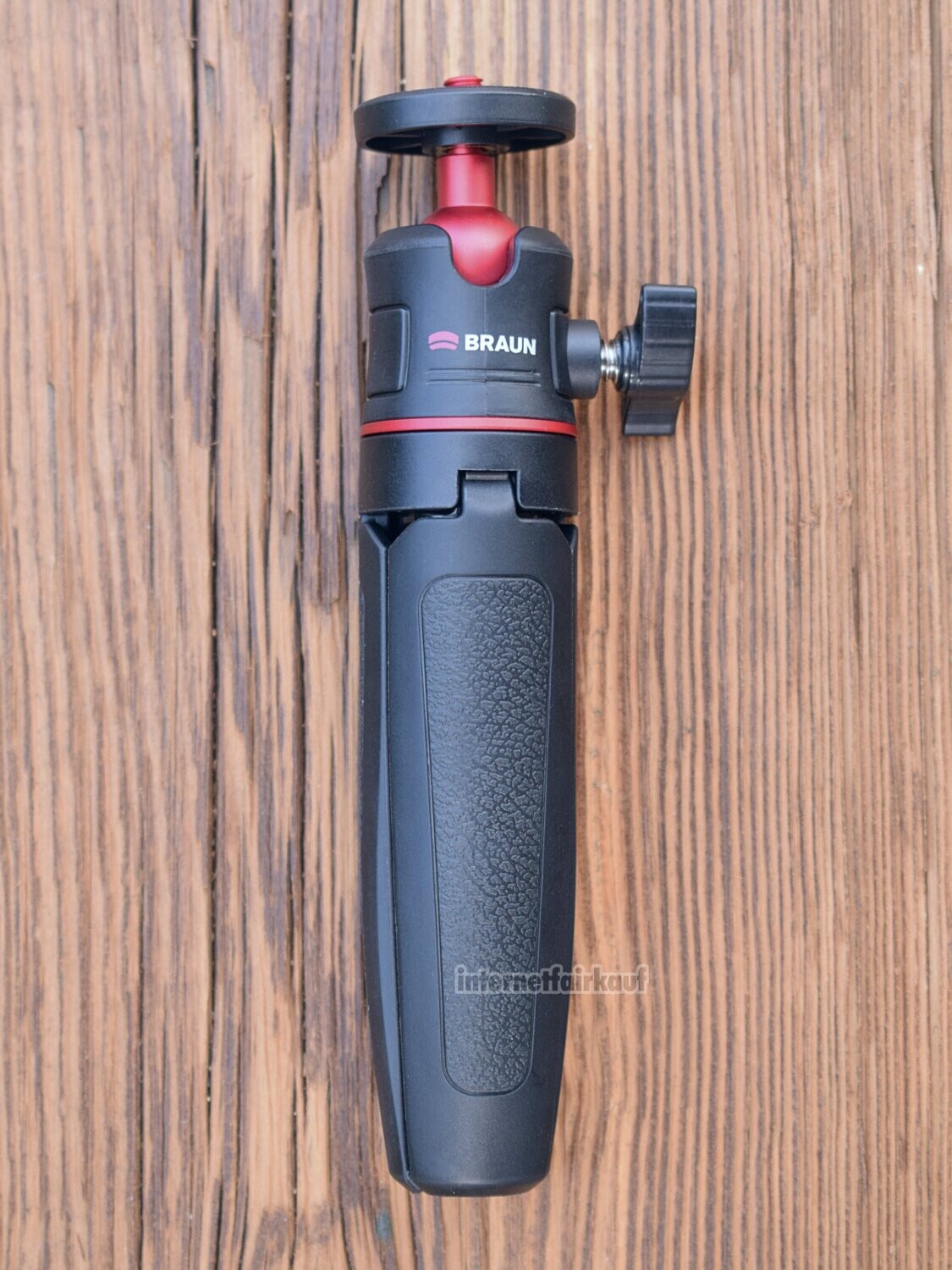 Braun MT-27 - Smartphone Vlogging Tischstativ / Handgriff inkl. Cold Shoe Mount