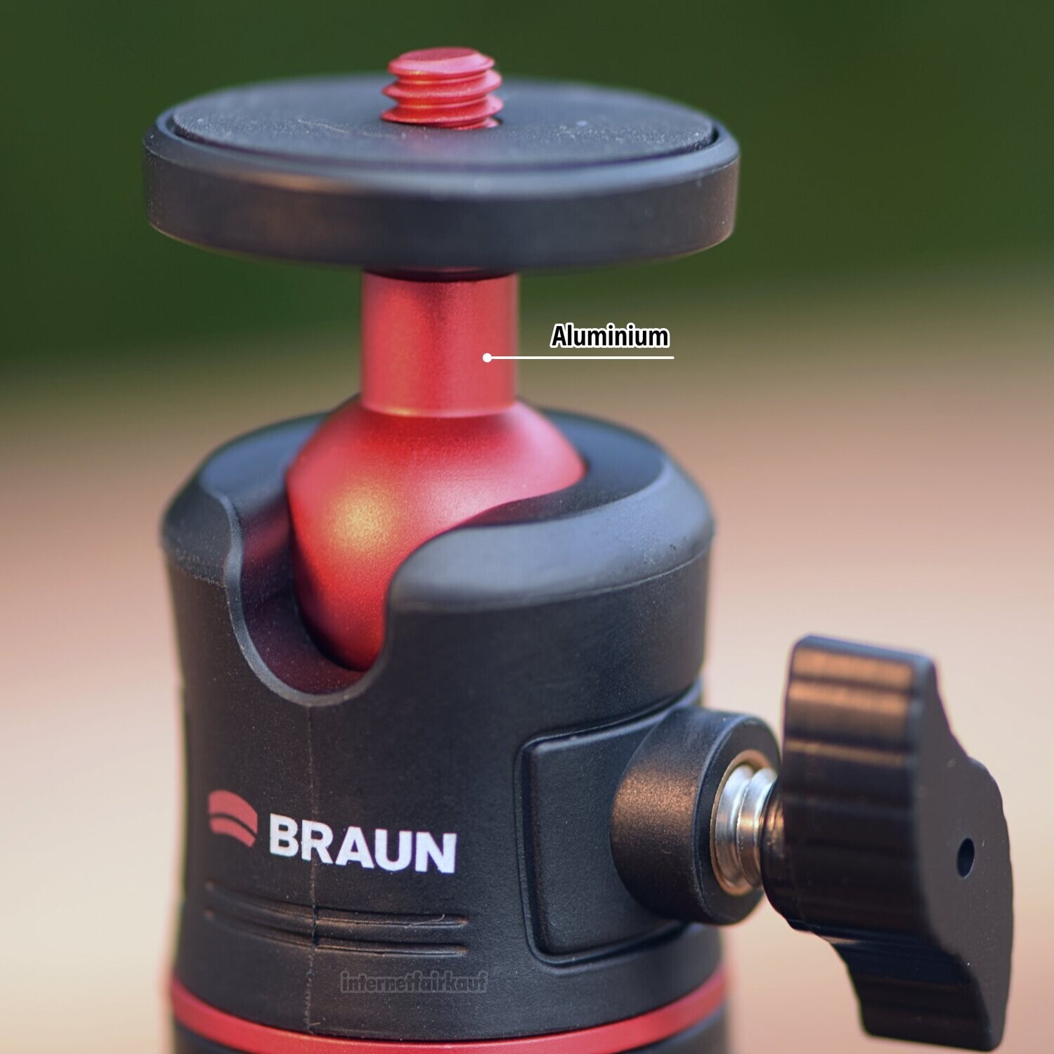 Braun MT-27 - Smartphone Vlogging Tischstativ / Handgriff inkl. Cold Shoe Mount