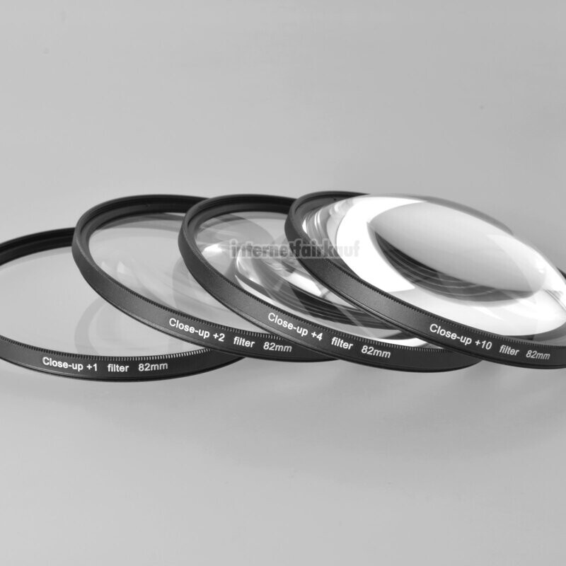 82mm Close Up / Makro Nahlinsen Set +1 +2 +4 +10