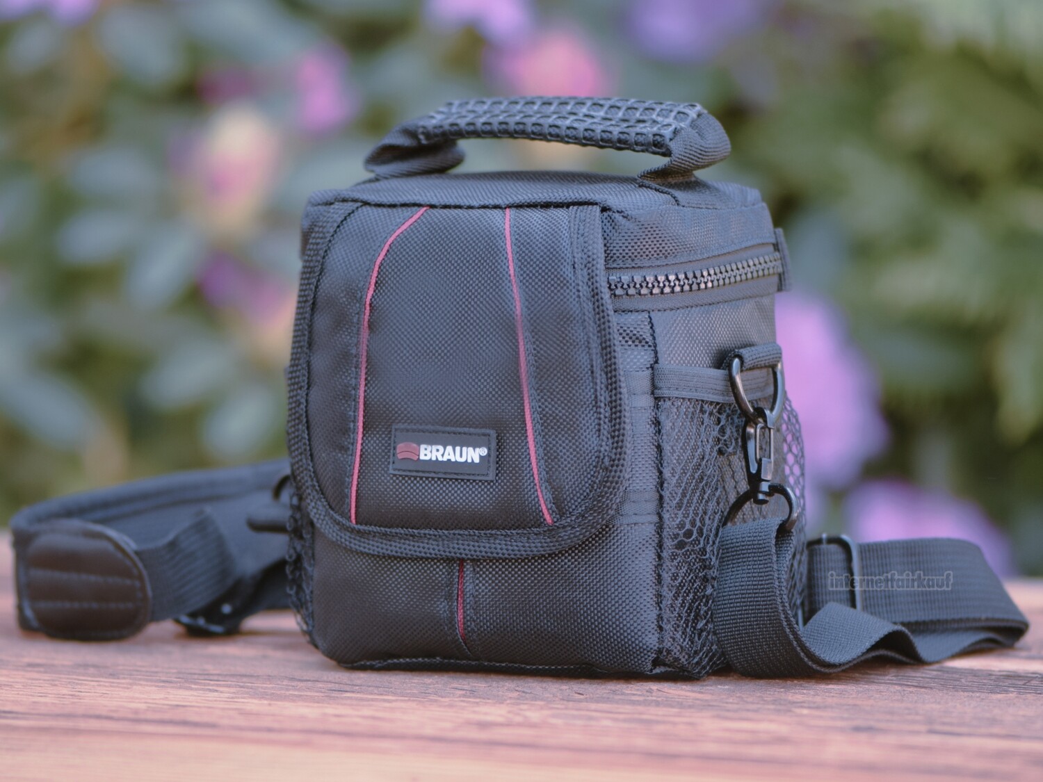 Schultertasche passend für Panasonic Lumix DC-G110 mit 12-32mm Objektiv - Kameratasche