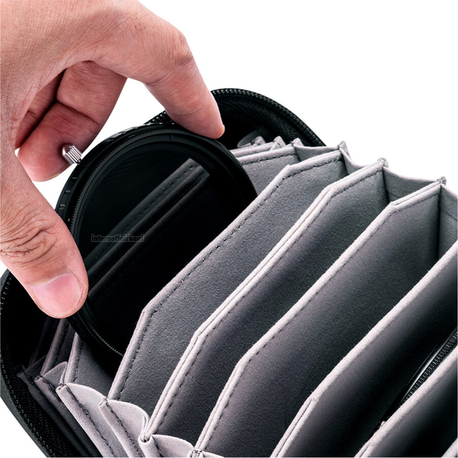 JJC FP-K10 GRAY - Filteretui / Filterbox für 10 Filter bis 95mm