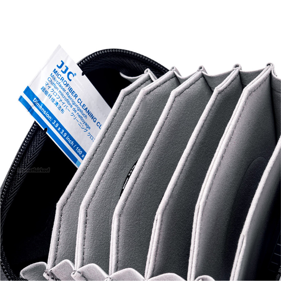 JJC FP-K10 GRAY - Filteretui / Filterbox für 10 Filter bis 95mm