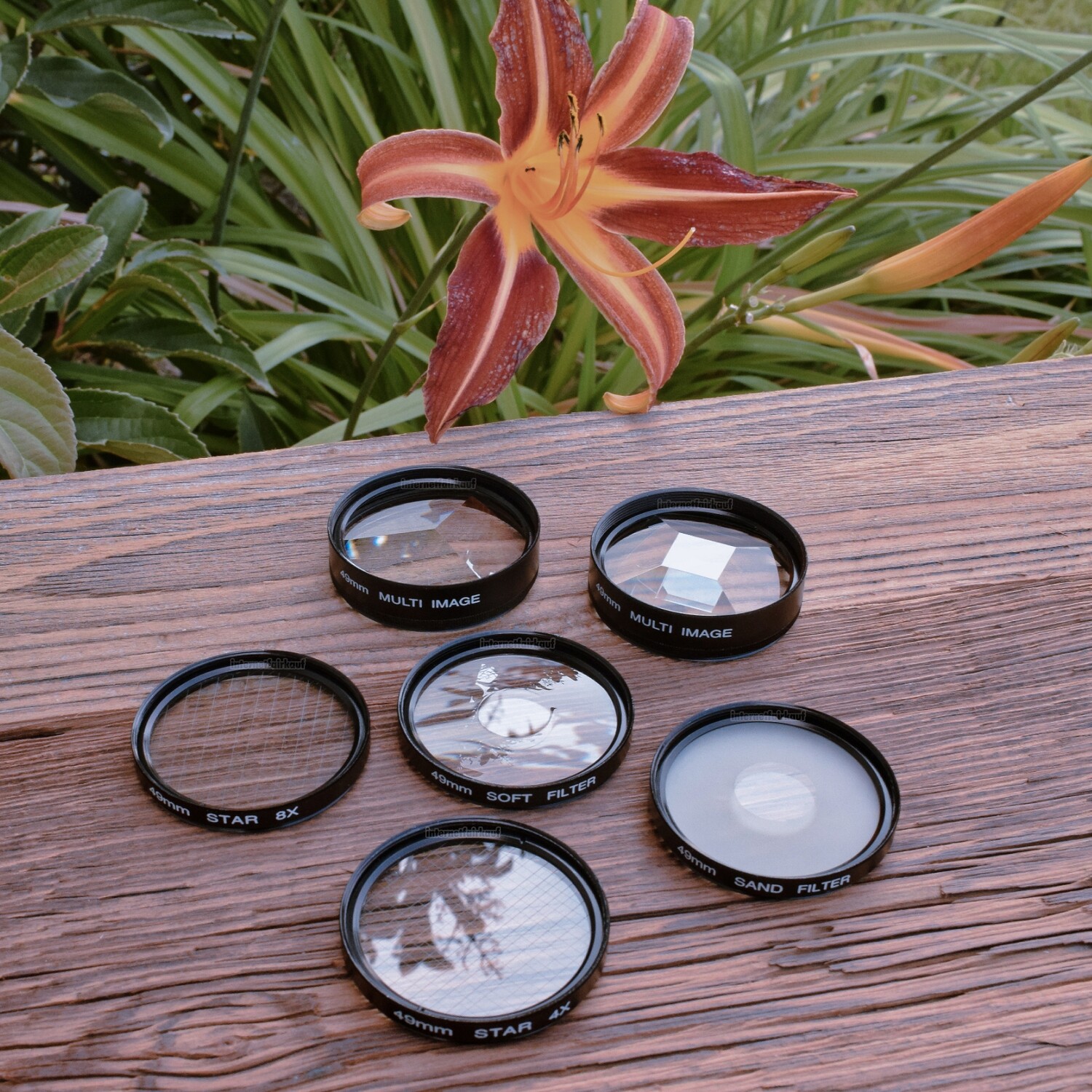 49mm 6-fach Set Spezial Effekt Filter Effektfilter Effektlinsen