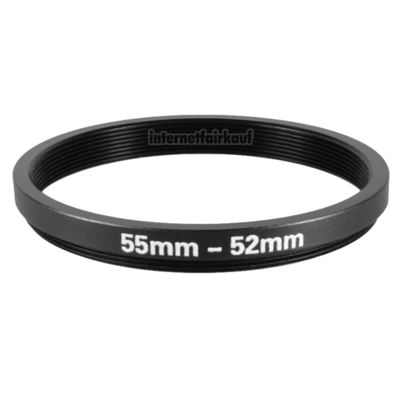 55-52mm Adapterring Filteradapter