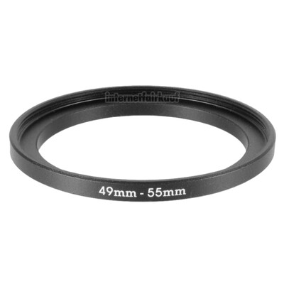 49-55mm Adapterring Filteradapter