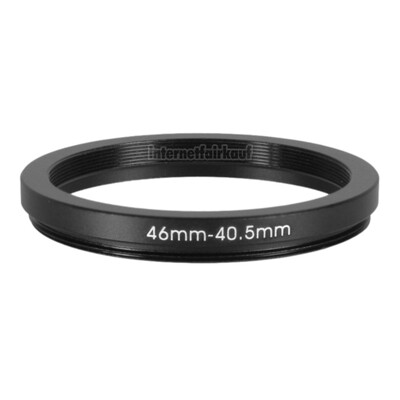 46-40.5mm Adapterring Filteradapter