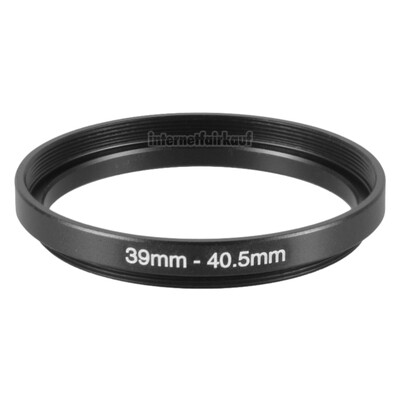 39-40.5mm Adapterring Filteradapter