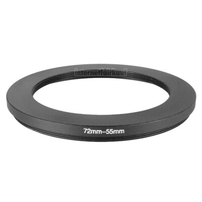 72-55mm Adapterring Filteradapter