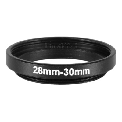 28-30mm Adapterring Filteradapter schwarz