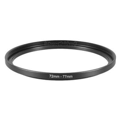 72-77mm Adapterring Filteradapter