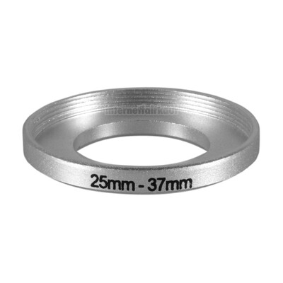 25-37mm Adapterring Filteradapter silber