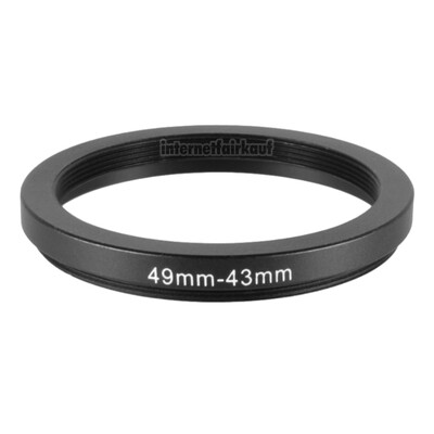 49-43mm Adapterring Filteradapter