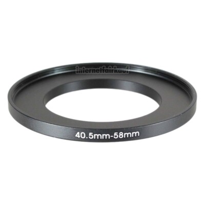 40.5-58mm Adapterring Filteradapter