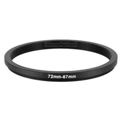 72-67mm Adapterring Filteradapter