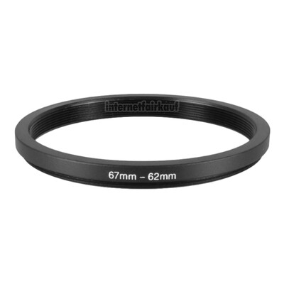 67-62mm Adapterring Filteradapter