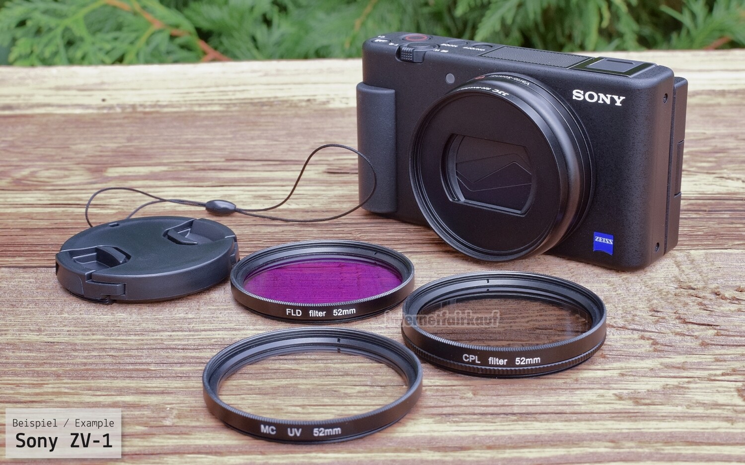 Zubehörset für Sony ZV-1 - Adapter + 3 Filter Adapter