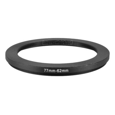 77-62mm Adapterring Filteradapter