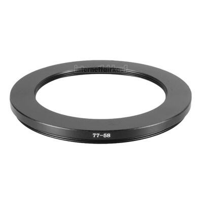 77-58mm Adapterring Filteradapter