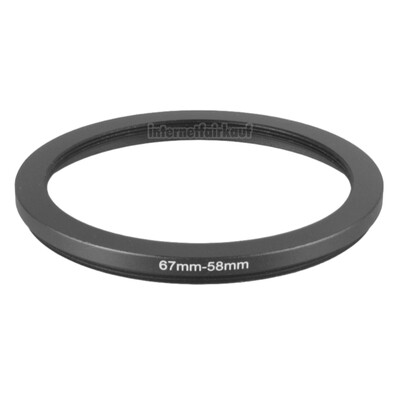 67-58mm Adapterring Filteradapter