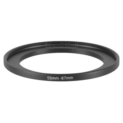55-67mm Adapterring Filteradapter
