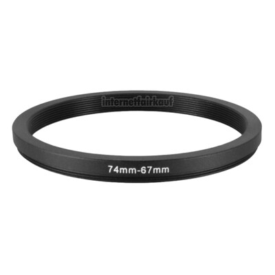 74-67mm Adapterring Filteradapter