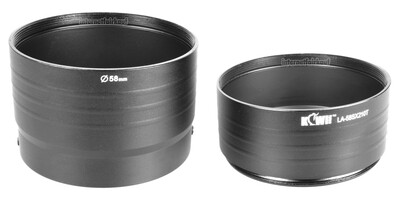Kiwifotos LA-58SX210T Adapter Tubus für Canon PowerShot SX210 IS